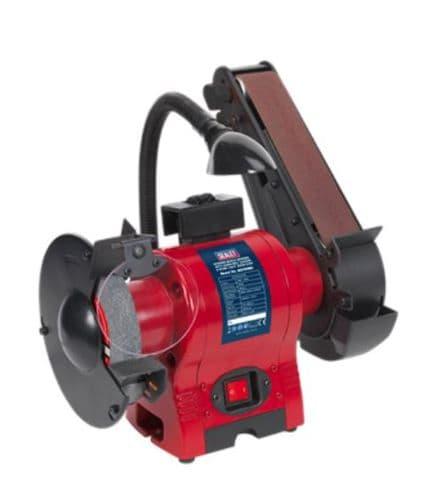 Sealey BG150BS Bench Grinder 150mm With 50mm Belt Sander & Work Light 250W 230V Price Comparisons | Compare The Build