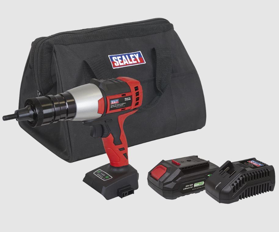 Sealey SV20 Series Brushless Cordless Nut Riveter 20V 2Ah Price Comparisons | Compare The Build