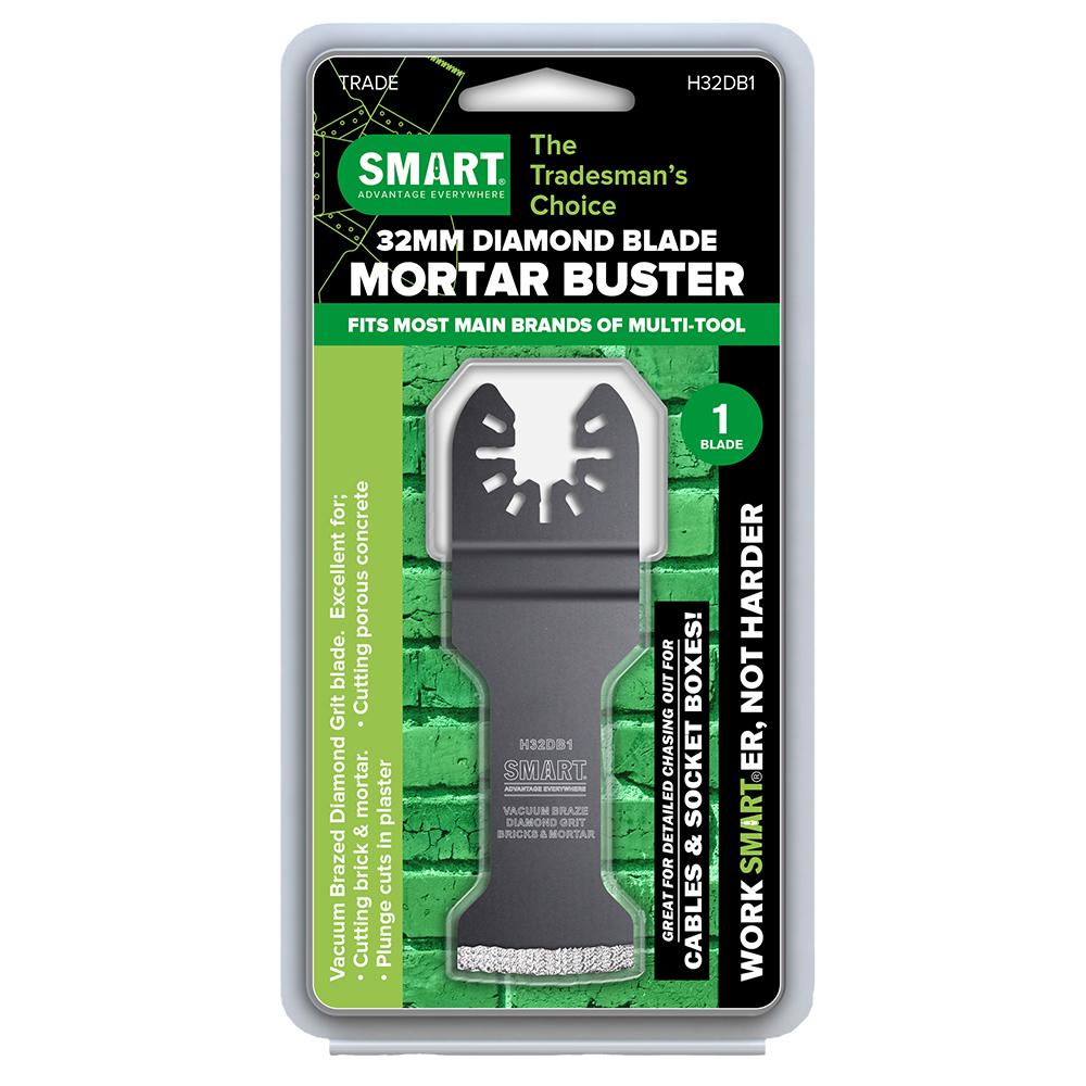 SMART Trade H32DB1 32mm Mortar Buster Brazed Diamond Multi Tool Blade Price Comparisons | Compare The Build