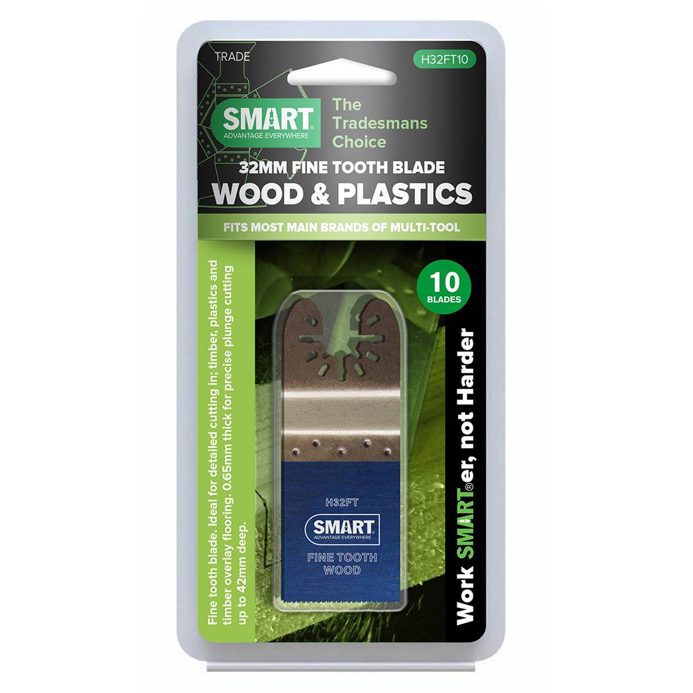 SMART Trade H32FT10 32mm Fine Tooth Multi Tool Blade Pack Of 10 Price Comparisons | Compare The Build