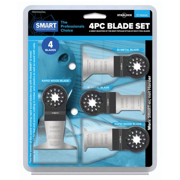 SMART ST4MAK Starlock 4 Piece Multi Tool Blade Pack Price Comparisons | Compare The Build
