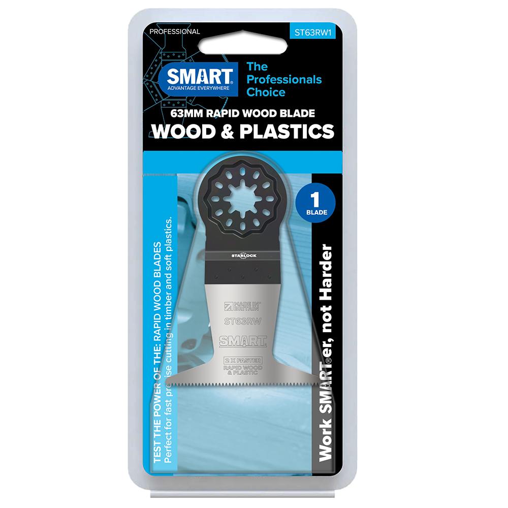 SMART ST63RW1 Starlock 63mm Rapid Wood Multi Tool Blade Price Comparisons | Compare The Build