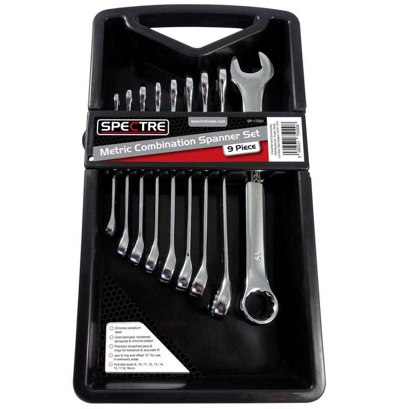 Spectre 9 Piece Metric Combination Spanner Set Price Comparisons | Compare The Build