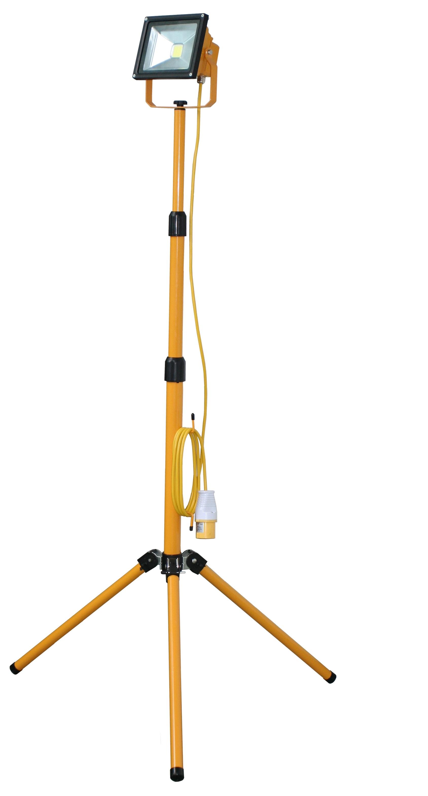 Spectre 110v STD 20W LED Floodlight 3 Metre Cable 16Amp Price Comparisons | Compare The Build