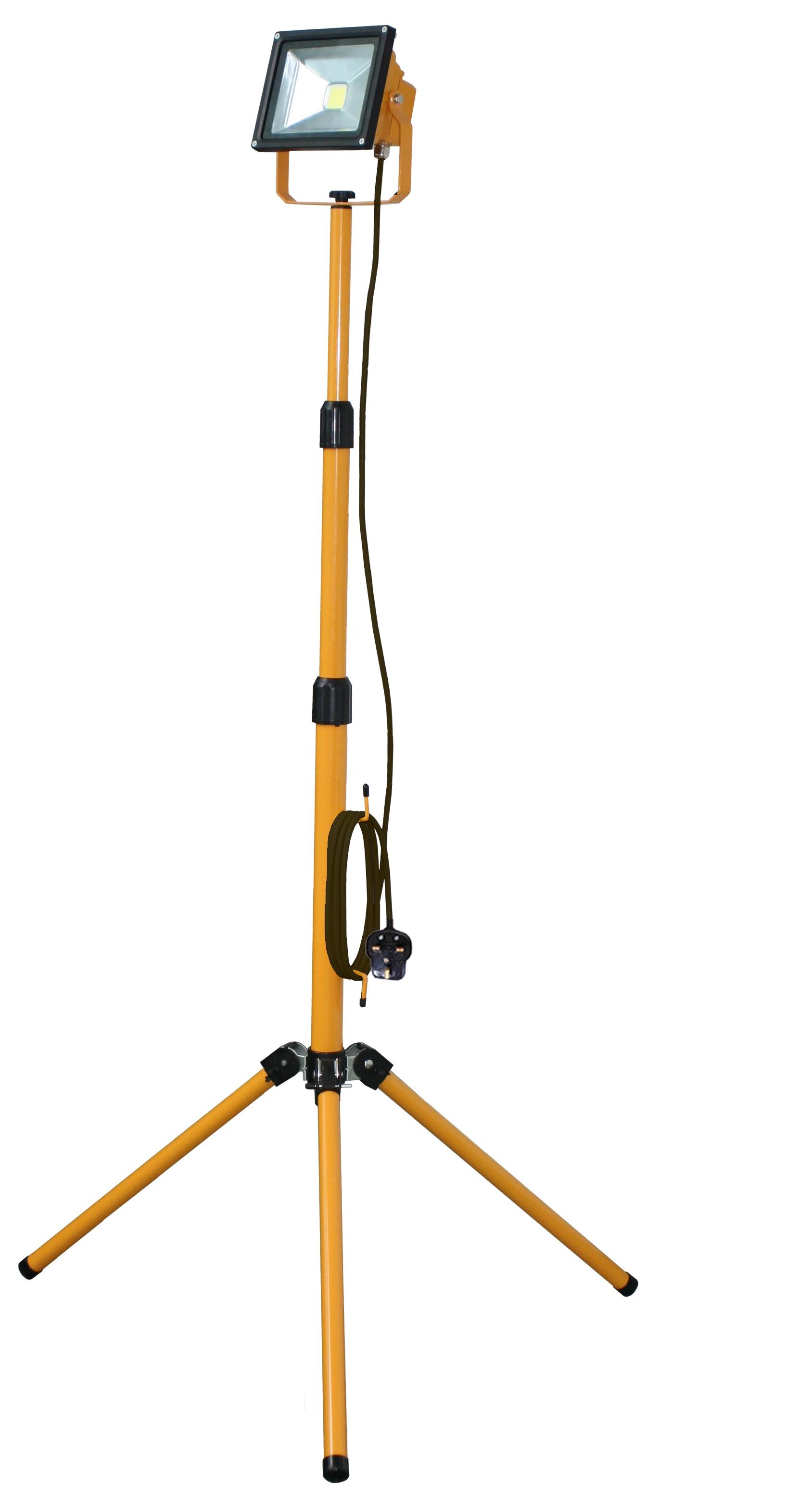 Spectre 240v STD 20W LED Floodlight 3 Metre Cable 16Amp Price Comparisons | Compare The Build