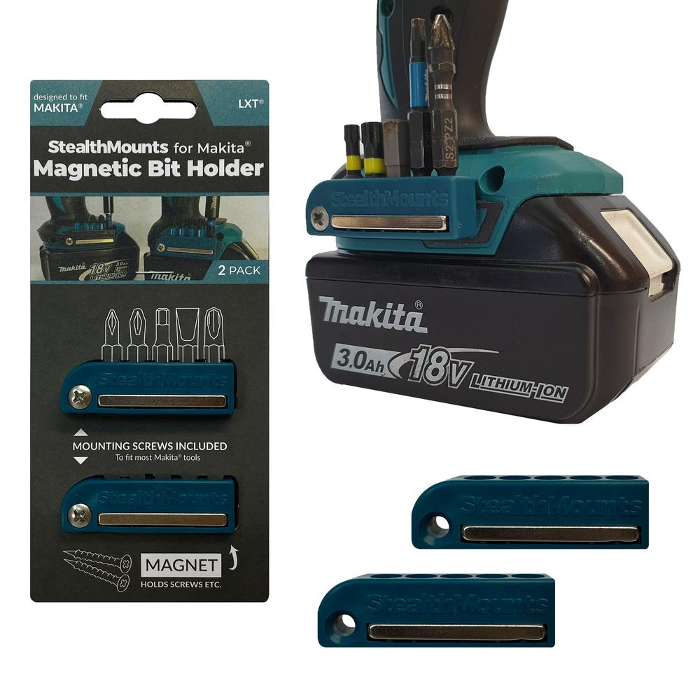StealthMounts Magnetic Bit Holder for Makita LXT & XGT Tools Pack of 2 Price Comparisons | Compare The Build
