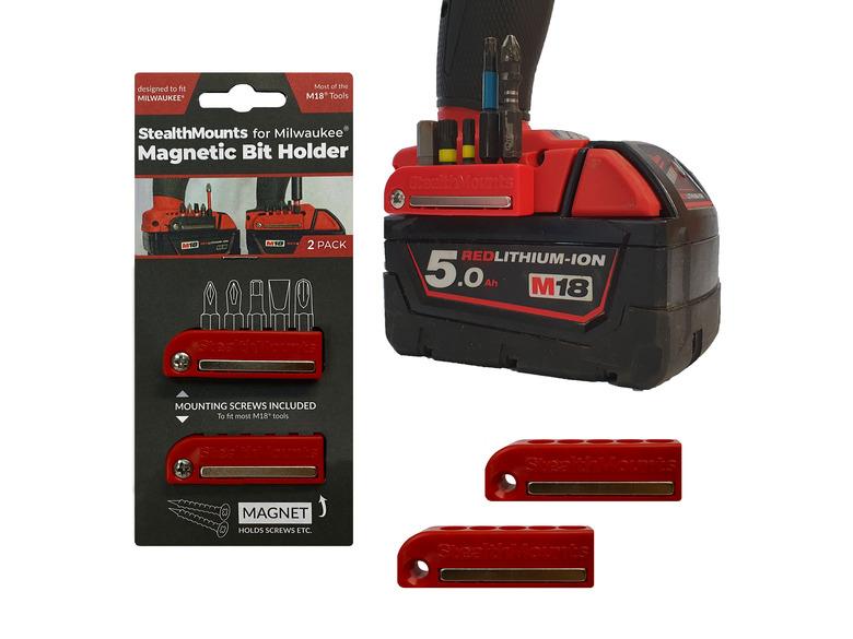 StealthMounts Magnetic Bit Holder for Milwaukee M18 Tools Pack of 2 Price Comparisons | Compare The Build