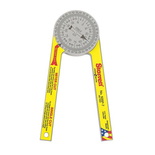 Starrett 505P-7 Pro Site 7" / 175mm Hardened Plastic Miter Protractor Price Comparisons | Compare The Build