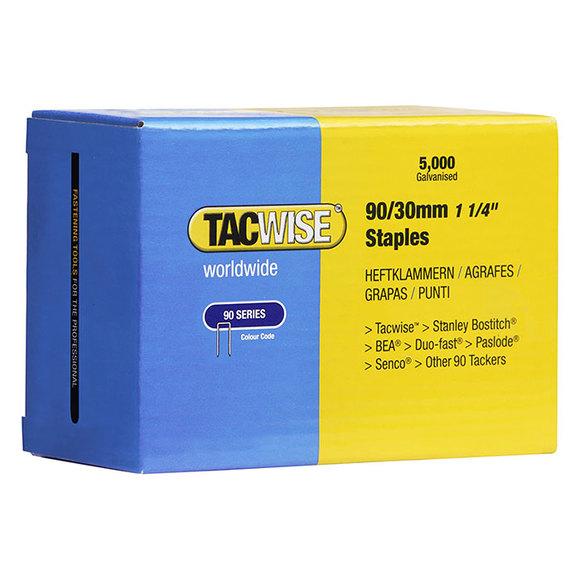 Tacwise 90 Narrow Crown Staples 30mm - 5000 Pack Price Comparisons | Compare The Build