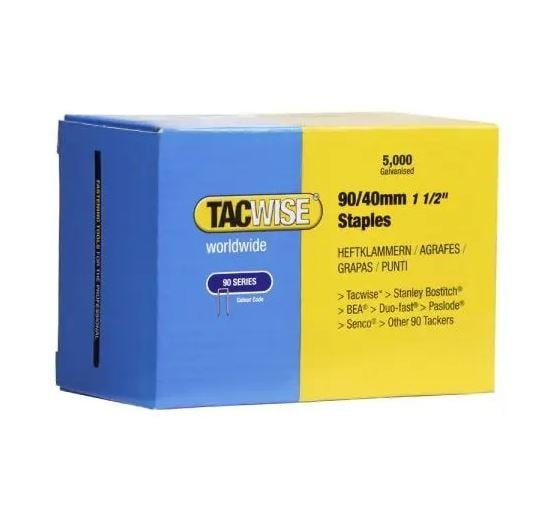 Tacwise 90 Narrow Crown Staples 40mm - 5000 Pack Price Comparisons | Compare The Build