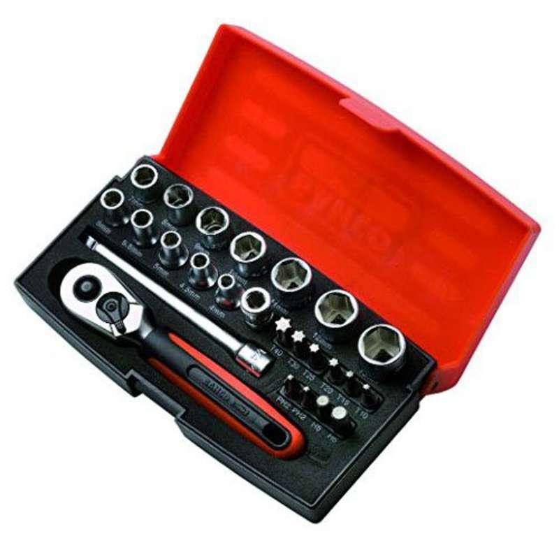 Bahco SL25 Socket Set 25 Piece 1/4 Inch Drive Price Comparisons | Compare The Build