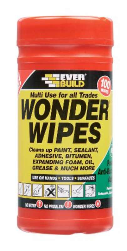Everbuild WIPE80 Wonder Wipes Trade Tub x 100 Price Comparisons | Compare The Build