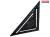 Faithfull Prestige Quick Square Black Aluminium 300mm (12in) Faithfull Prestige Quick Square Black Aluminium 300mm (12in)