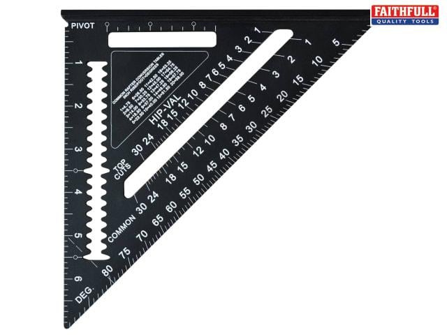 Faithfull Presitge Quick Square Black Aluminium 178mm (7in) Price Comparisons | Compare The Build