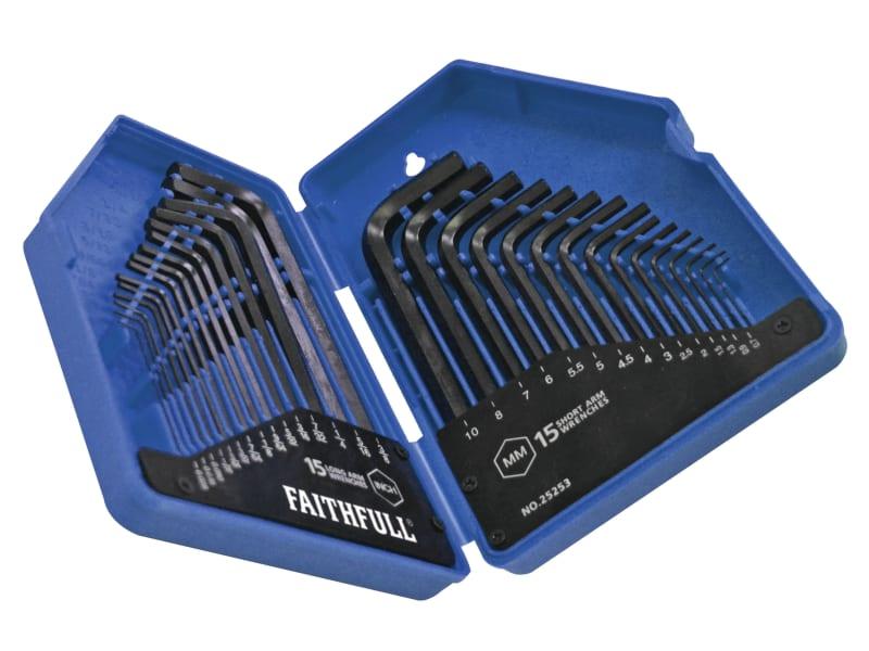 Faithfull Metric/Imperial Hex Key 30 Piece Set Price Comparisons | Compare The Build