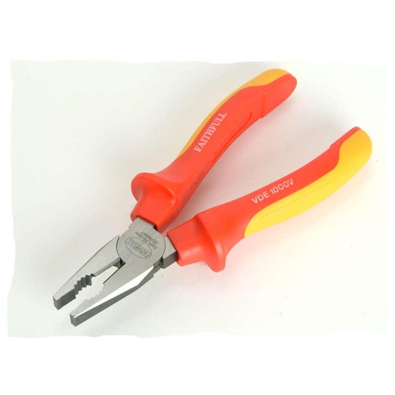 Faithfull BSU-VDE Insulated Combination Plier 7in Price Comparisons | Compare The Build