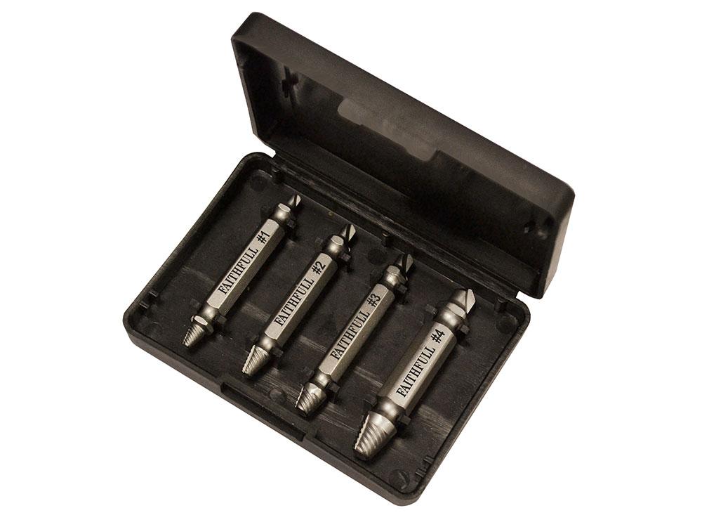 Faithfull FAISBEXTRACT Screw Extractor 4 Piece set Price Comparisons | Compare The Build