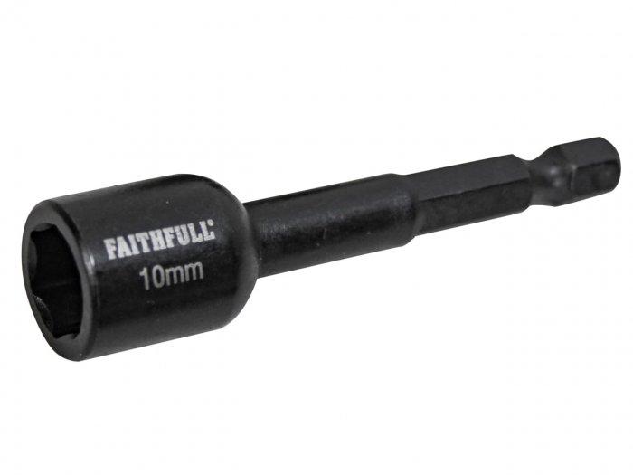 Faithfull FAISBMNUT10I Magnetic Impact Nut Driver 10mm x 1/4in Hex Price Comparisons | Compare The Build
