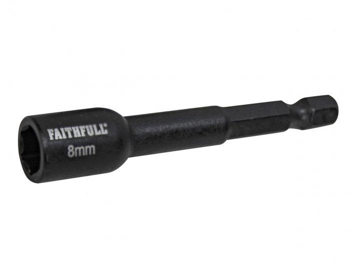 Faithfull FAISBMNUT8I Magnetic Impact Nut Driver 8mm x 1/4in Hex Price Comparisons | Compare The Build