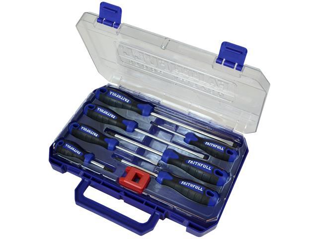 Faithfull Screwdriver Soft Grip 8 Piece Set Price Comparisons | Compare The Build