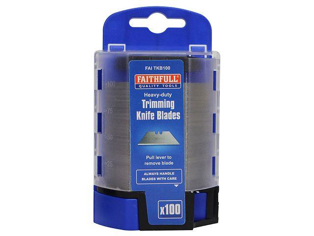 Faithfull FAITKB100 Heavy-Duty Trimming Knife Blades Pack Of 100 Price Comparisons | Compare The Build