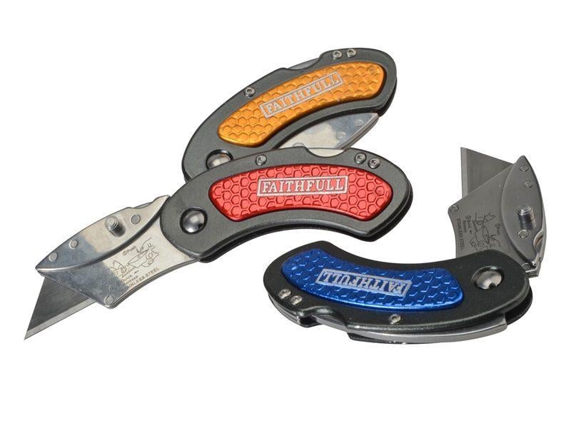 Faithfull Utility Folding Knife With Blade Lock Price Comparisons | Compare The Build