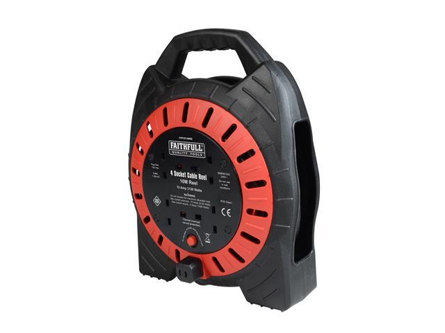 Faithfull Power Plus Semi-Enclosed 10M Cable Reel 240V Price Comparisons | Compare The Build