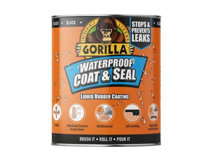 Gorilla Glue GRGPSPBL473 473ml Waterproof Coat & Seal Liquid Rubber Coating Price Comparisons | Compare The Build