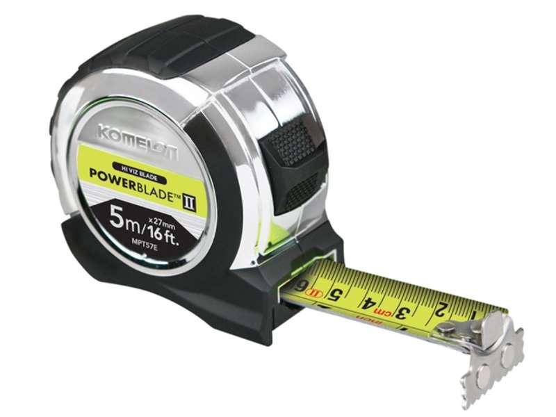 Komelon PowerBlade Tape 5m/16ft (Width 27mm) Price Comparisons | Compare The Build