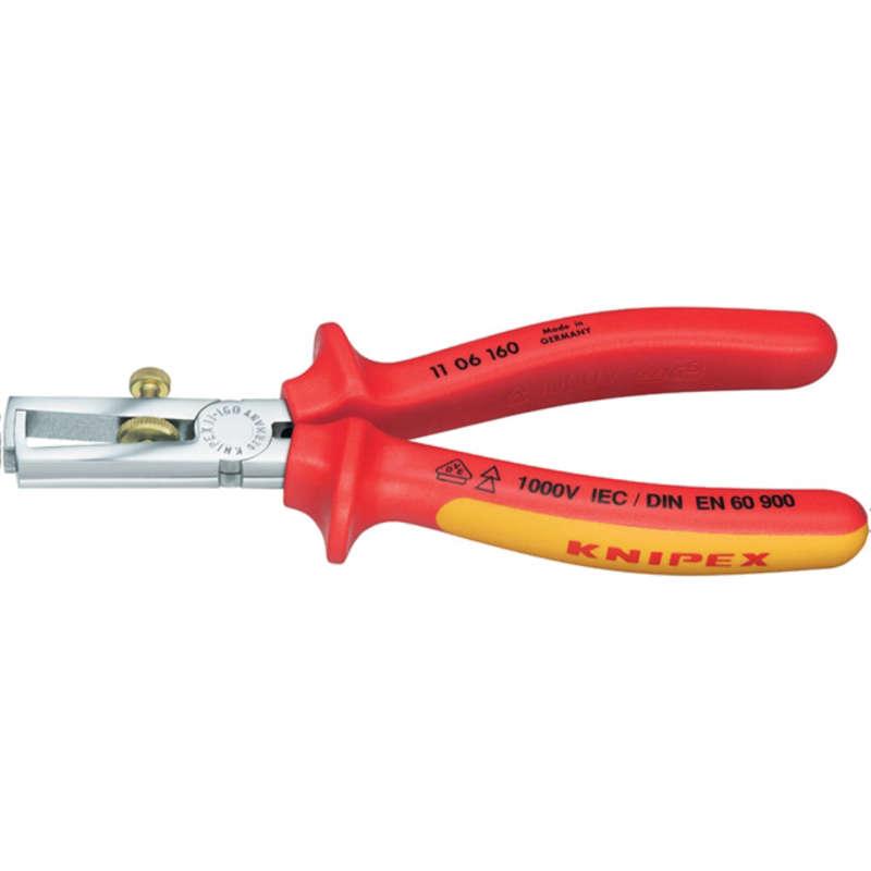 Knipex End Wire Stripping Pliers VDE 11 06 160 Price Comparisons | Compare The Build