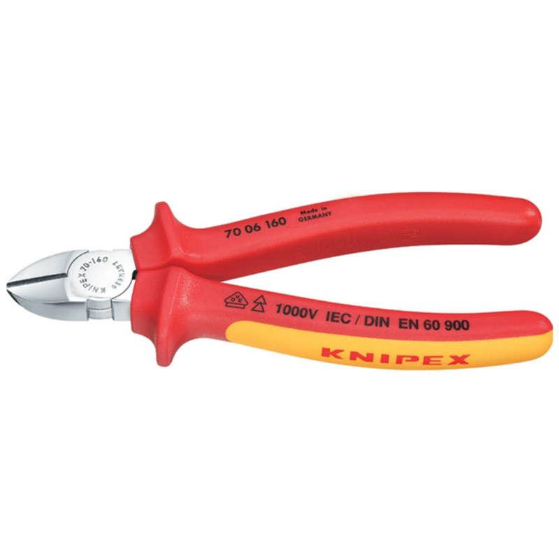 Knipex Diagonal Cutting Pliers VDE 70 06 180 Price Comparisons | Compare The Build