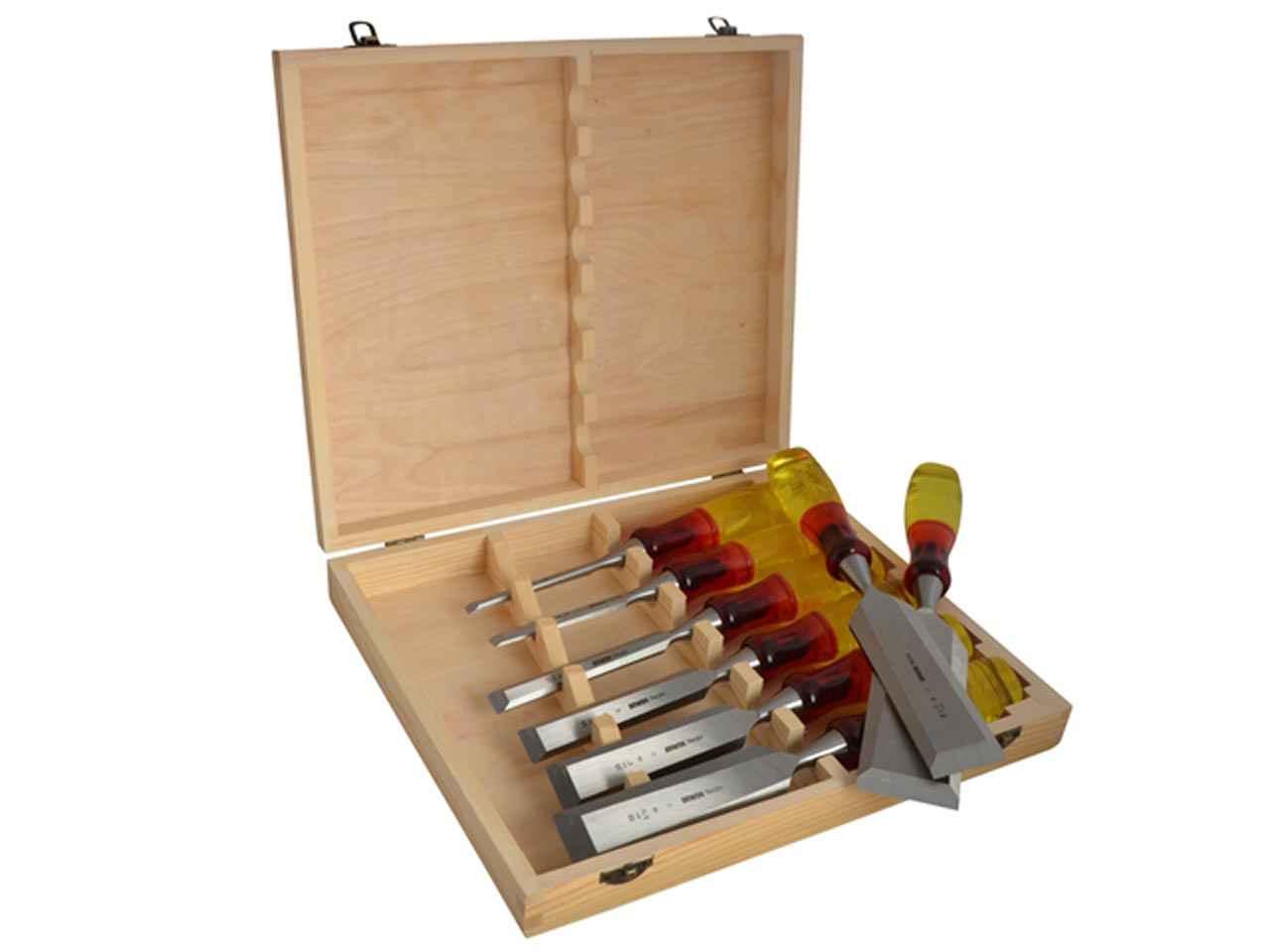 IRWIN Marples M373 Bevel Edge Splitproof Chisel Set 8 piece Price Comparisons | Compare The Build