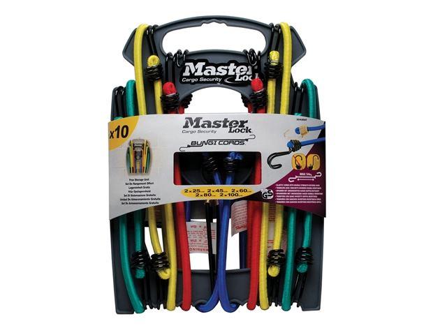 Master Lock Twin Wire Bungee Organiser Pack Of 10 Price Comparisons | Compare The Build