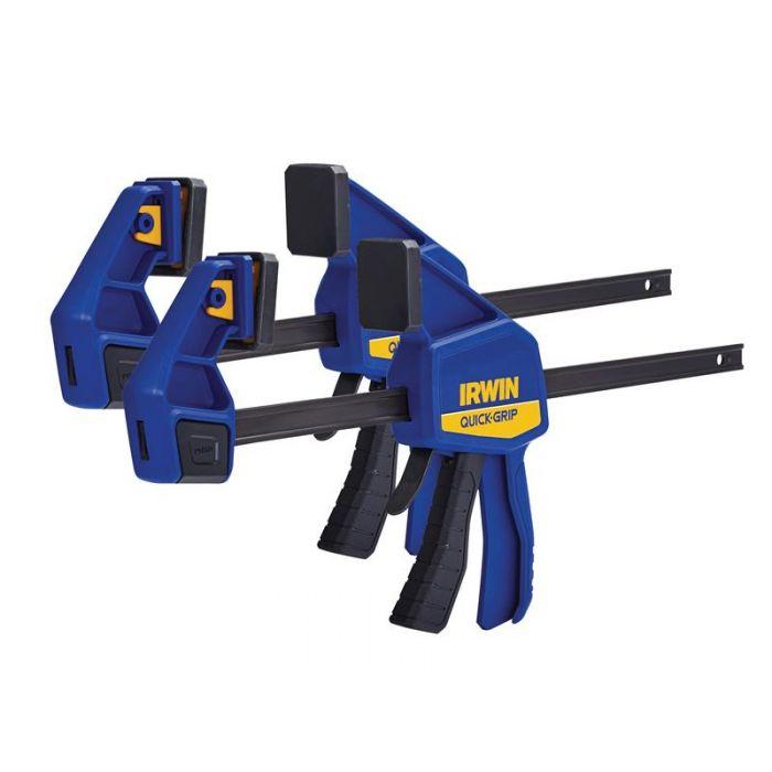Irwin Quick-Grip Q/G5122QC Quick Change Bar Clamps 12in / 300mm Twin Pack Price Comparisons | Compare The Build
