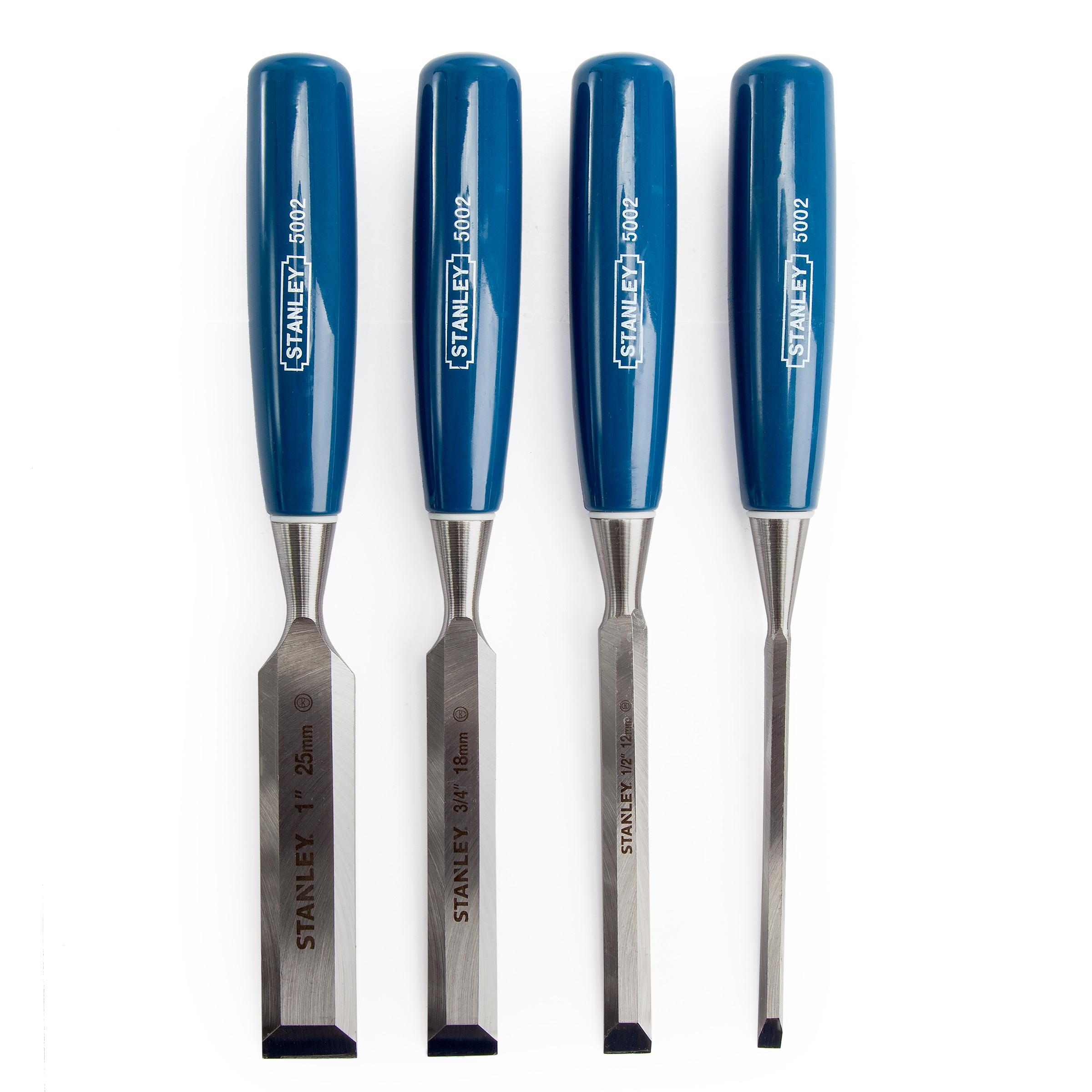 Stanley 5002 Bevel Edge Chisel Set 4 Piece Price Comparisons | Compare The Build