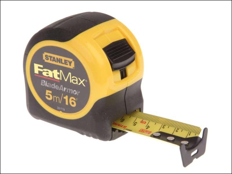Stanley Fat Max Tape 5M/16Ft 0-33-719 Price Comparisons | Compare The Build