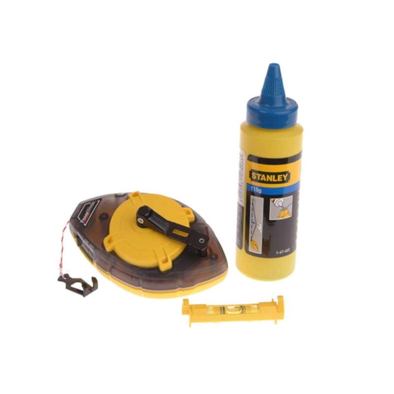Stanley 30m Chalk Line with Chalk & Line Level Price Comparisons | Compare The Build