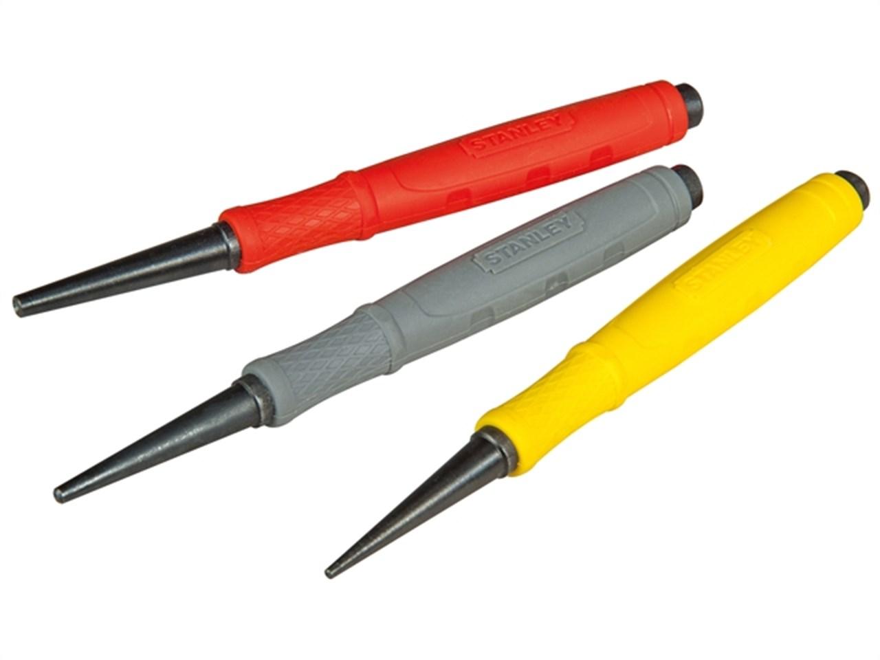 Stanley Dynagrip Nail Punch - Set of 3 Price Comparisons | Compare The Build