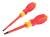 Stanley STA060030 FatMax VDE Insulated Pozi & Slotted Screwdriver 2pc Set Stanley STA060030 FatMax VDE Insulated Pozi & Slotted Screwdriver 2pc Set