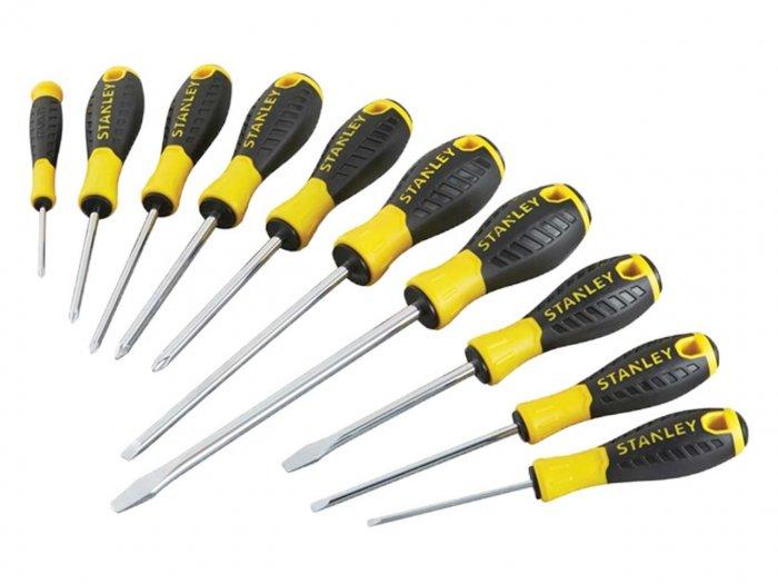 Stanley 060211 PH/SL/PZ Essential Screwdriver 10 Piece Set Price Comparisons | Compare The Build