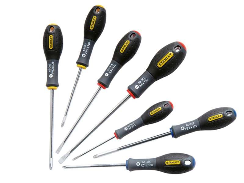 Stanley Tools FatMax Screwdriver Set of 7 Phillips/Pozi/Flared/Parallel Price Comparisons | Compare The Build