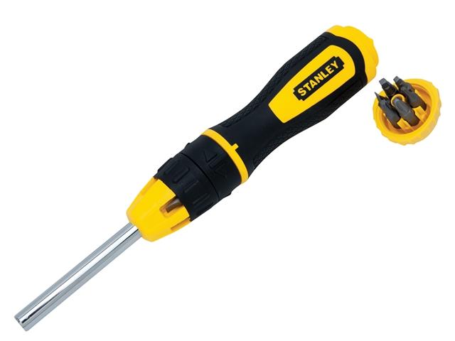 Stanley STA068010 Multibit Ratchet Screwdriver with 10 Bits Price Comparisons | Compare The Build