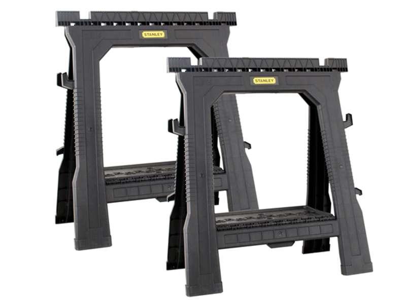 Stanley Tools Folding Saw Horses (Twin Pack) 170713 Price Comparisons | Compare The Build