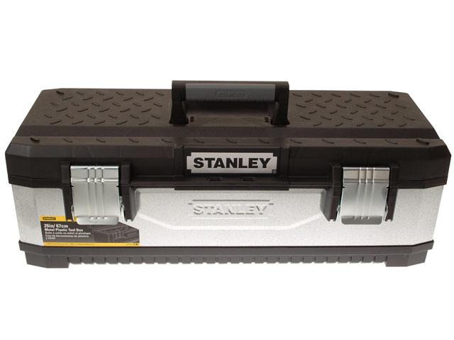 Stanley STA195620 Galvanised Metal Toolbox 26in Price Comparisons | Compare The Build