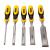 Stanley 516421 Dynagrip Chisel and Strike Cap Set with Access (5 Pieces) Stanley 516421 Dynagrip Chisel and Strike Cap Set with Access (5 Pieces)