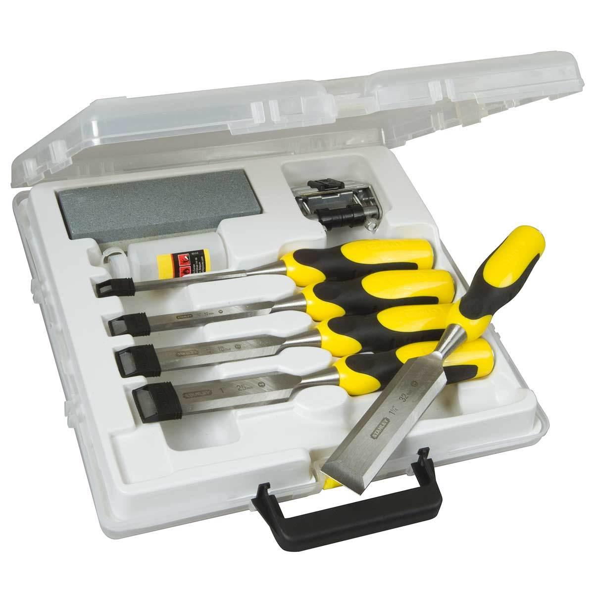 Stanley 516421 Dynagrip Chisel and Strike Cap Set with Access (5 Pieces) Price Comparisons | Compare The Build
