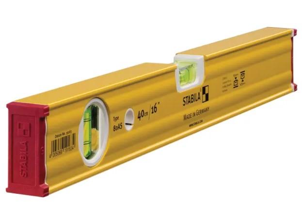 Stabila 80 AS Spirit Level 2 Vial 19163 40cm