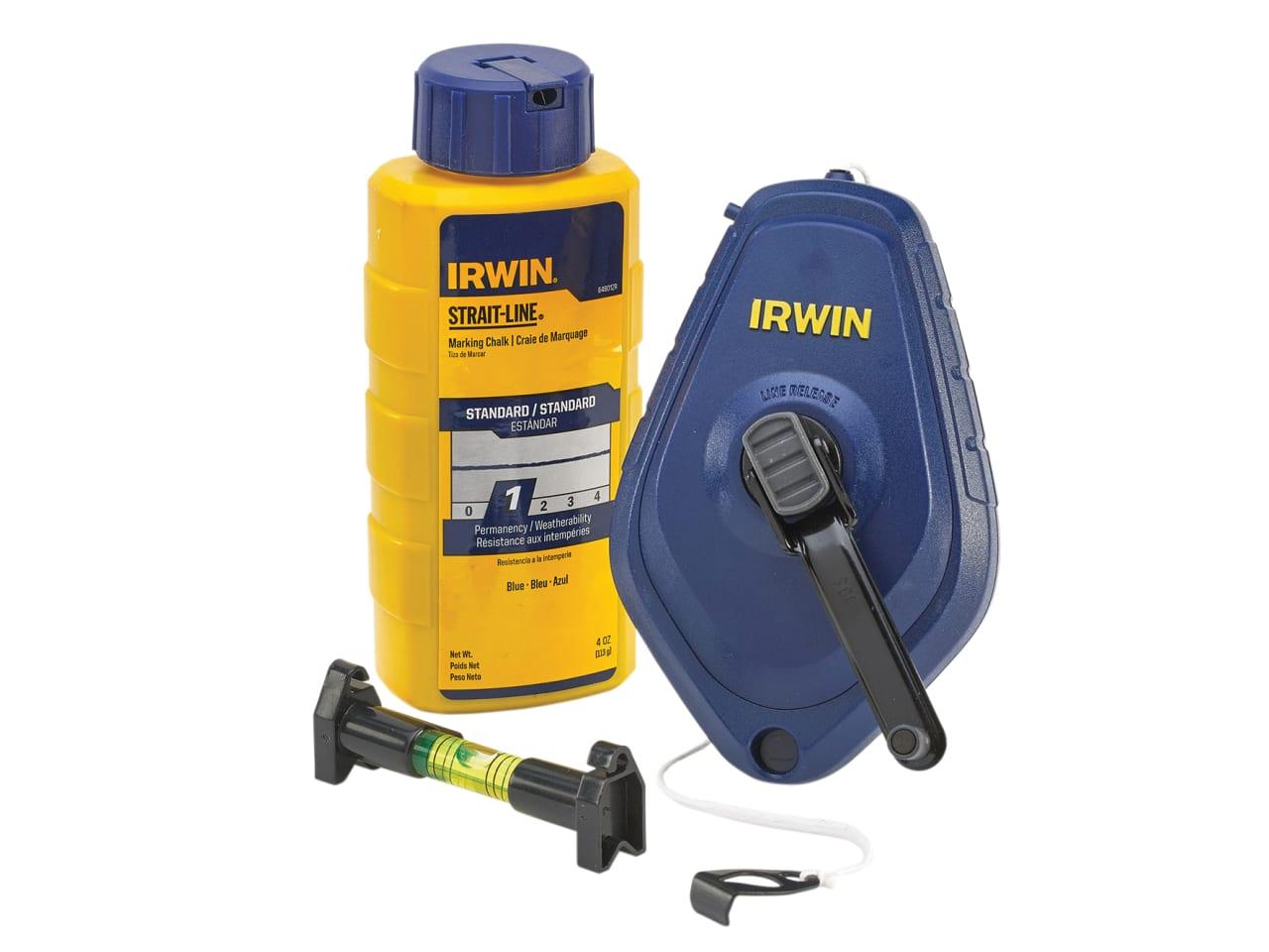 Irwin Strait-Line STL64494LP Chalk Line, Chalk & Level Set Price Comparisons | Compare The Build