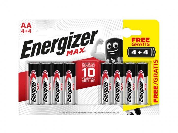 Energizer MAX AA Alkaline Batteries Pack Of 4 With 4 Free Price Comparisons | Compare The Build