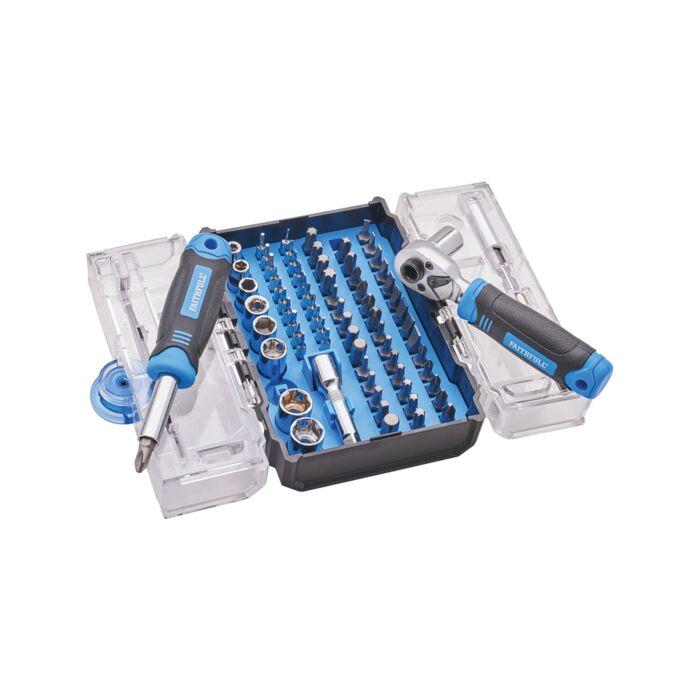 Faithfull 78 Piece Screwdriver Bit & Socket Set